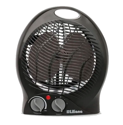 Calefactor eléctrico caloventor Liliana CFH400 negro 220V - 240V